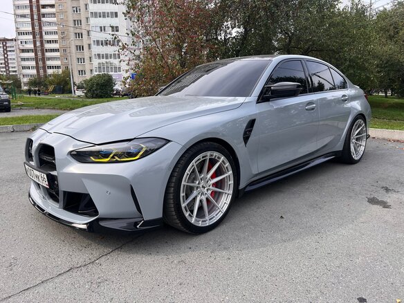 2022 BMW M3 Competition Package VI (G80), серый, 8599999 рублей - вид 20