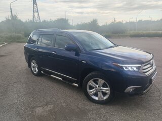 2011 Toyota Highlander II (XU40) Рестайлинг, синий, 2300000 рублей, вид 4