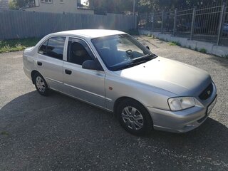 2007 Hyundai Accent ТагАЗ II, серебристый, 340000 рублей, вид 3