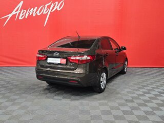 2014 Kia Rio 6-speed III, коричневый, 985000 рублей, вид 5
