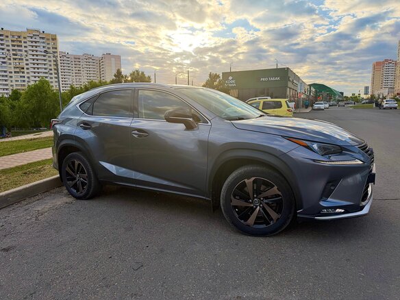 2020 Lexus NX 200 I Рестайлинг, серый, 3250000 рублей - вид 3