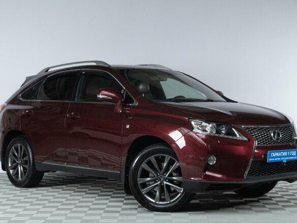 2013 Lexus RX 350 III Рестайлинг, красный, 2139000 рублей