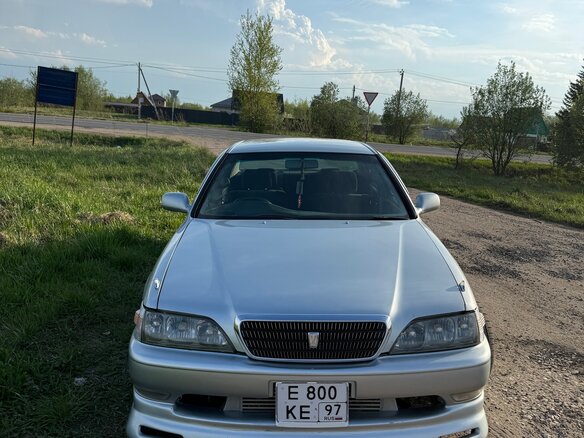 1999 Toyota Cresta V (X100) Рестайлинг, синий, 1300000 рублей - вид 1