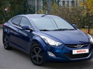 2012 Hyundai Elantra V (MD), синий, 860000 рублей, вид 2