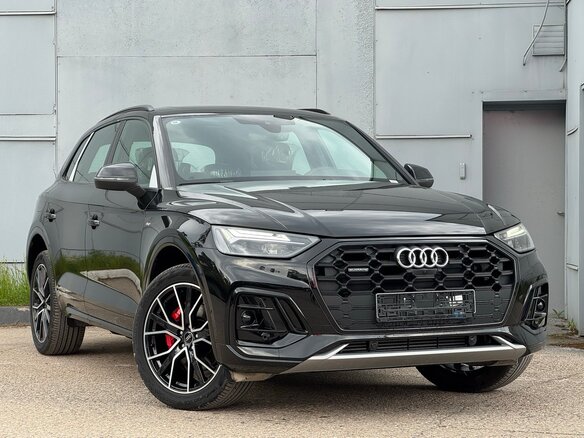 2025 Audi Q5 L 45 TFSI II (FY) Рестайлинг, чёрный - вид 3