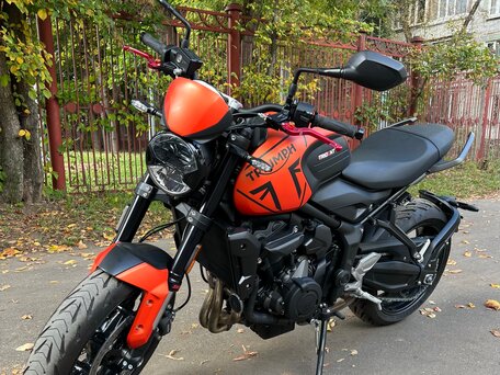 2022 Triumph Trident 660, оранжевый, 870000 рублей, вид 1