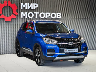 2021 Chery Tiggo 4 I Рестайлинг, синий, 1222000 рублей, вид 3