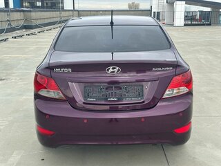 2012 Hyundai Solaris I, фиолетовый, 740000 рублей, вид 4