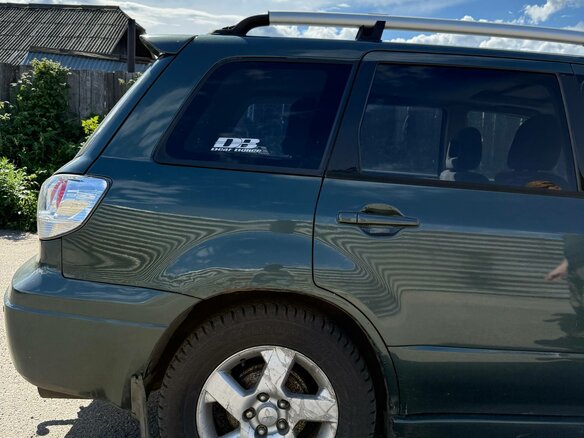 2003 Mitsubishi Outlander I, зелёный, 420000 рублей - вид 13