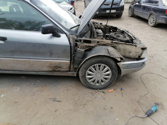 1991 Audi 80 V (B4), серый, 150000 рублей - вид 2