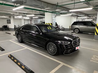 2020 Mercedes-Benz S-Класс 450 Long 4MATIC VII (W223), чёрный, 9800000 рублей, вид 3