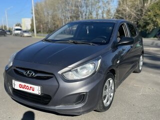 2012 Hyundai Solaris I, чёрный, 760000 рублей, вид 1
