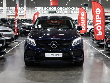 2015 Mercedes-Benz GLE Coupe 400 I (C292), синий, 2999700 рублей, вид 4