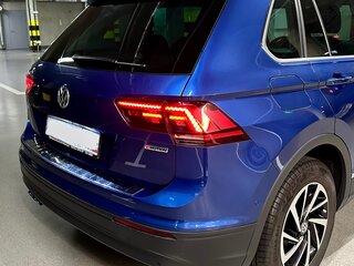2018 Volkswagen Tiguan II, синий, 2570000 рублей, вид 5