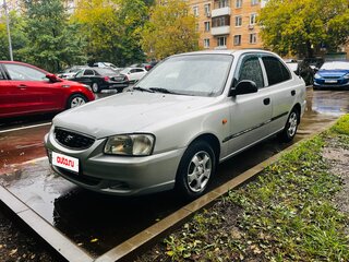 2005 Hyundai Accent ТагАЗ II, белый, 380000 рублей, вид 3