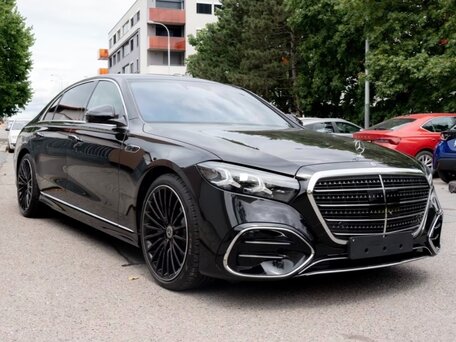 2026 Mercedes-Benz S-Класс 450 d Long 4MATIC VII (W223) Рестайлинг, чёрный, 23650000 рублей, вид 2