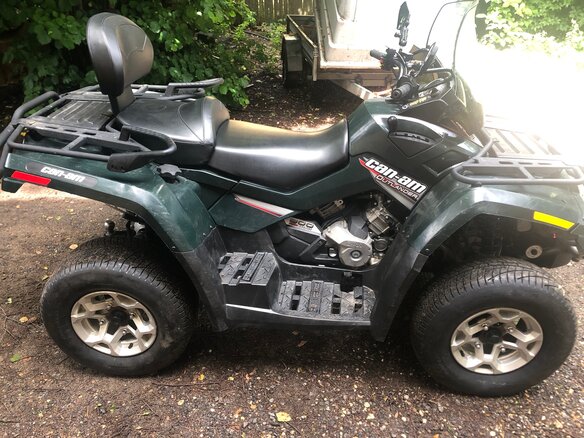 2009 BRP Can-Am Outlander 800, зелёный, 1250000 рублей - вид 1