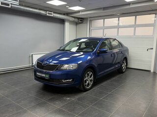 2017 Skoda Rapid I Рестайлинг, синий, 1475000 рублей, вид 1