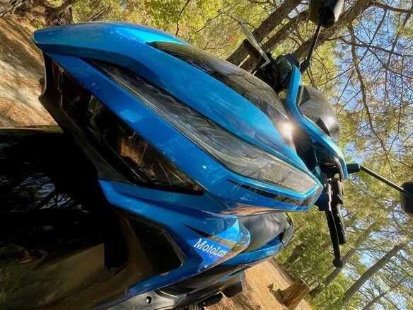 2022 Motoland T-MAX 150, синий, 90000 рублей - вид 3