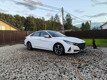 2022 Hyundai Elantra VII (CN7), белый, 2100000 рублей, вид 5