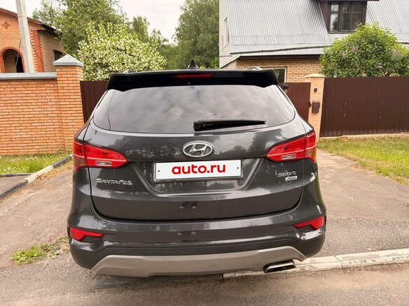 2017 Hyundai Santa Fe III Рестайлинг, серебристый, 1550000 рублей - вид 2