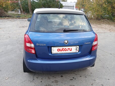 2013 Skoda Fabia II Рестайлинг, синий, 625000 рублей, вид 5