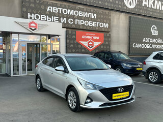 2021 Hyundai Solaris II Рестайлинг, серый, 1450000 рублей, вид 1