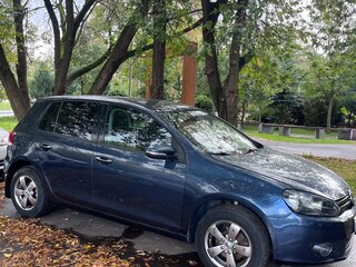 2010 Volkswagen Golf VI, синий, 690000 рублей, вид 3