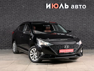 2021 Hyundai Solaris II Рестайлинг, чёрный, 1270000 рублей, вид 3