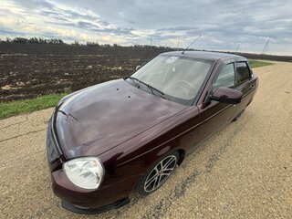 2011 Lada (ВАЗ) Priora I, пурпурный, 550000 рублей, вид 2