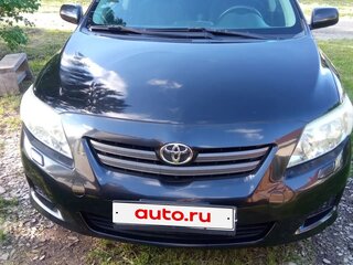 2008 Toyota Corolla X (E140, E150), чёрный, 600000 рублей, вид 1