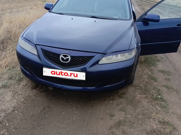 2004 Mazda 6 I (GG), синий, 450000 рублей
