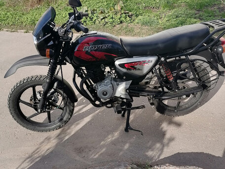 2021 Bajaj Boxer BM 150X, чёрный, 120000 рублей, вид 1
