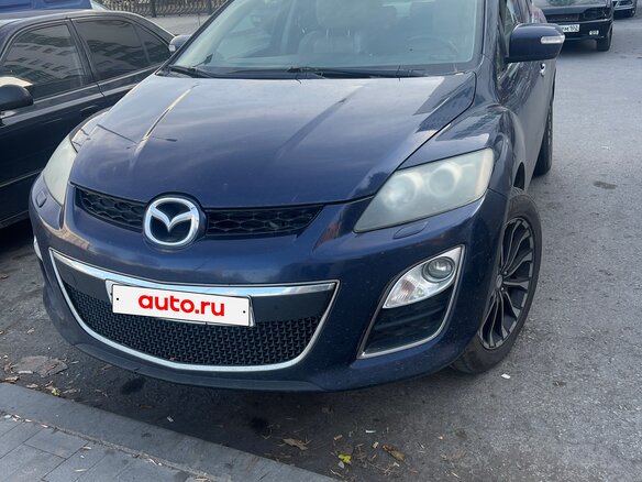 2010 Mazda CX-7 I Рестайлинг, синий, 800000 рублей