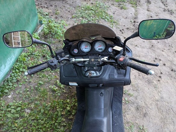 2002 Honda Forza, чёрный, 117000 рублей - вид 7