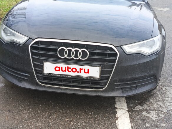2012 Audi A6 IV (C7), чёрный, 1600000 рублей - вид 1
