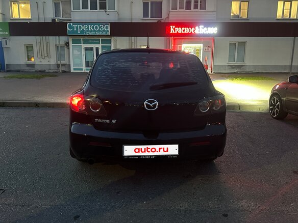 2006 Mazda 3 I (BK) Рестайлинг, чёрный, 320000 рублей - вид 4