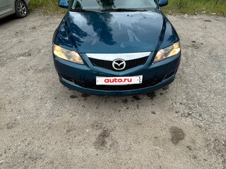2006 Mazda 6 I (GG) Рестайлинг, синий, 200000 рублей, вид 1