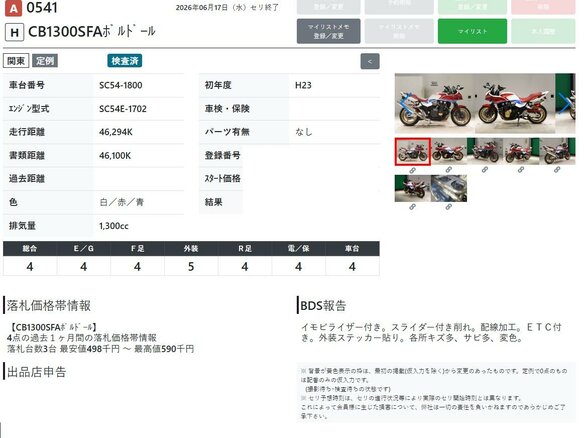 2011 Honda CB 1300, белый, 677000 рублей - вид 8