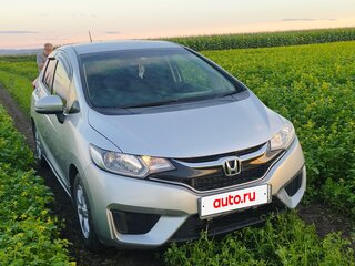 2015 Honda Fit III, серебристый, 880000 рублей, вид 2