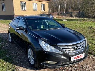 2011 Hyundai Sonata VI (YF), чёрный, 650000 рублей, вид 1