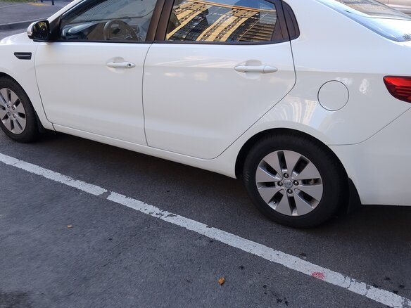 2012 Kia Rio 4-speed III, белый - вид 3