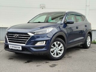 2019 Hyundai Tucson III Рестайлинг, синий, 1930000 рублей, вид 2