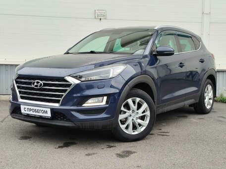 2019 Hyundai Tucson III Рестайлинг, синий, 1930000 рублей, вид 2