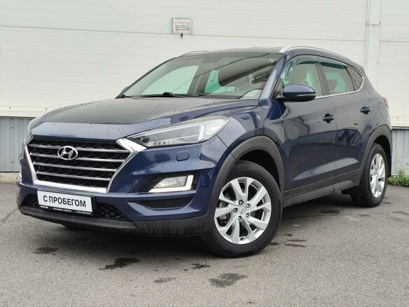 2019 Hyundai Tucson III Рестайлинг, синий - вид 1