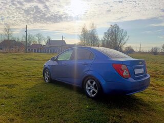 2012 Chevrolet Aveo II, синий, 345000 рублей, вид 5