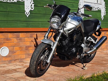 2003 Yamaha BT1100 Bulldog, серебристый, 485000 рублей, вид 3