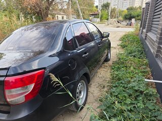 2014 Lada (ВАЗ) Granta I, чёрный, 250000 рублей, вид 2