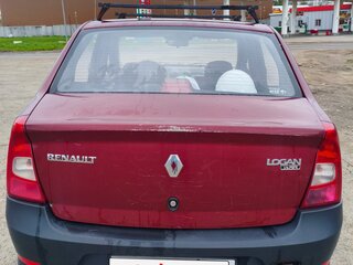 2011 Renault Logan I Рестайлинг, красный, 260000 рублей, вид 4