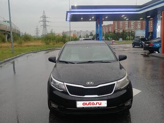 2016 Kia Rio III Рестайлинг, чёрный, 570000 рублей, вид 1